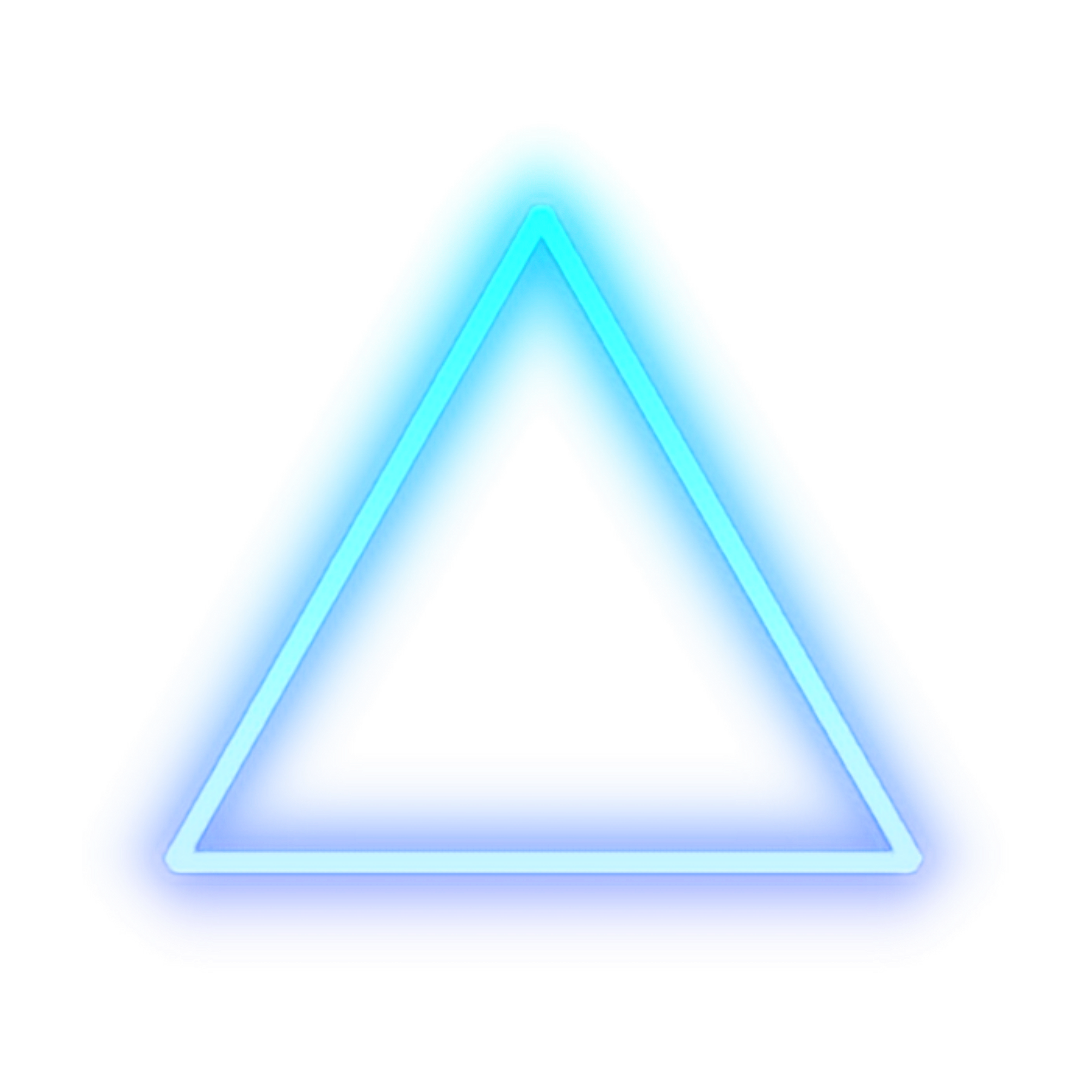 Triangle Light Sticker Neon Sign Human Detroit: Clipart