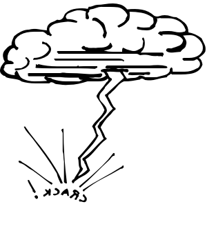 Lightning Bolt Cloud Public Domain Cloud Images Clipart