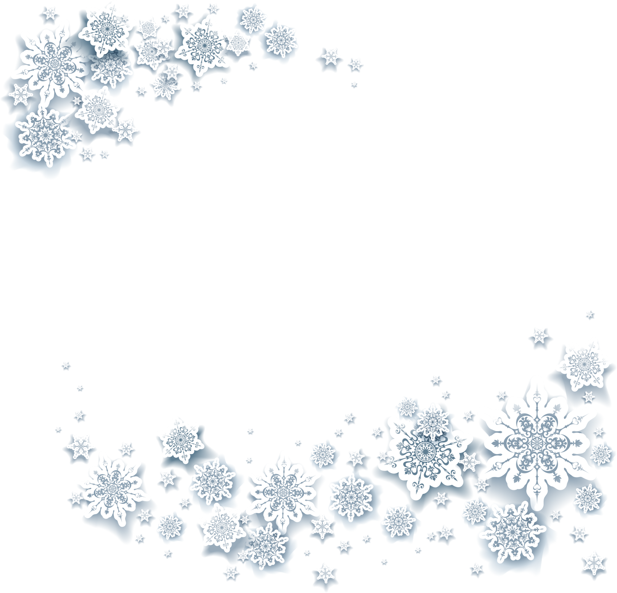 Crystal White Snowflake Ice Snow HQ Image Free PNG Clipart