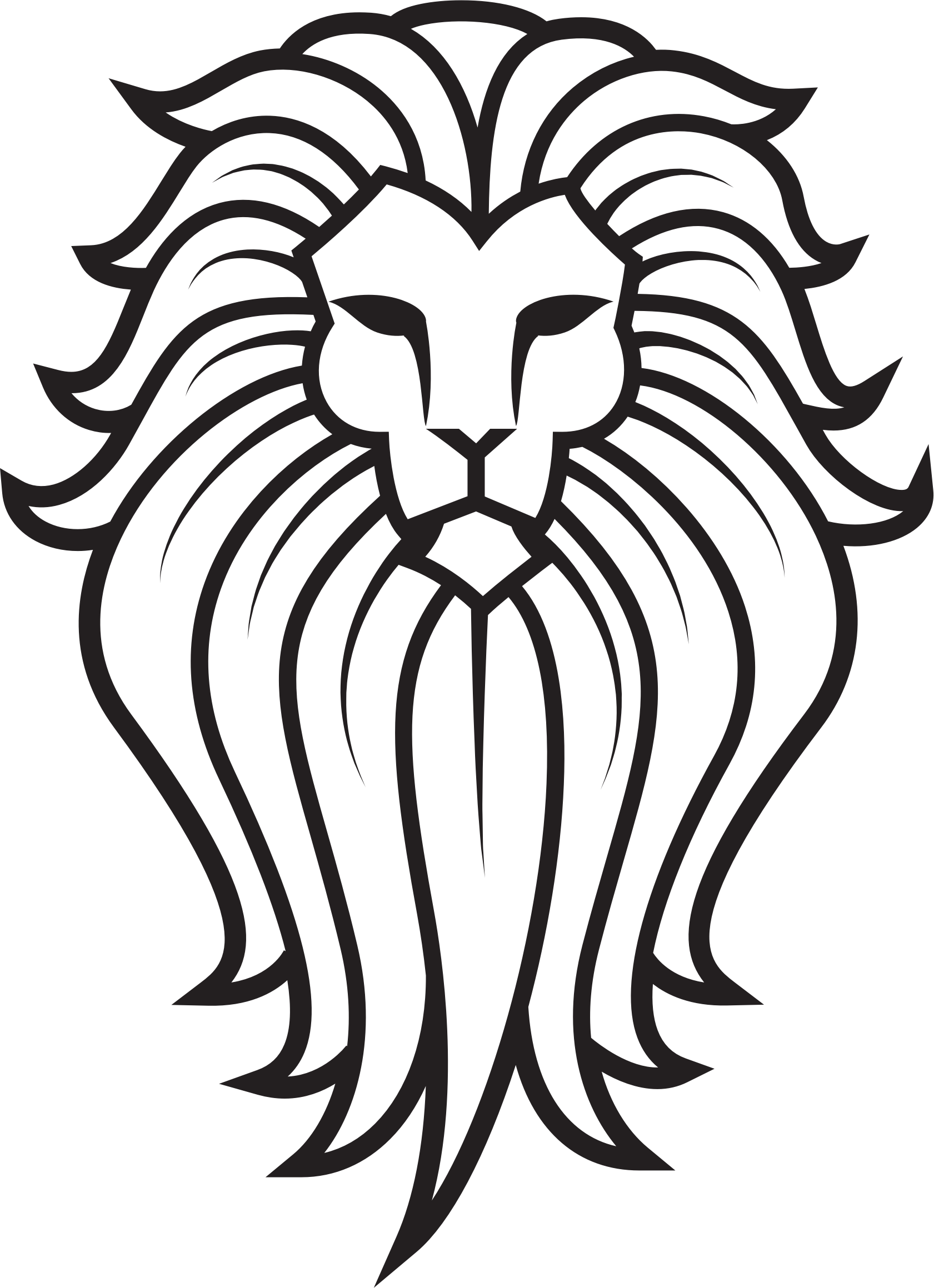 Tiger Tattoo Lion Free Frame Clipart
