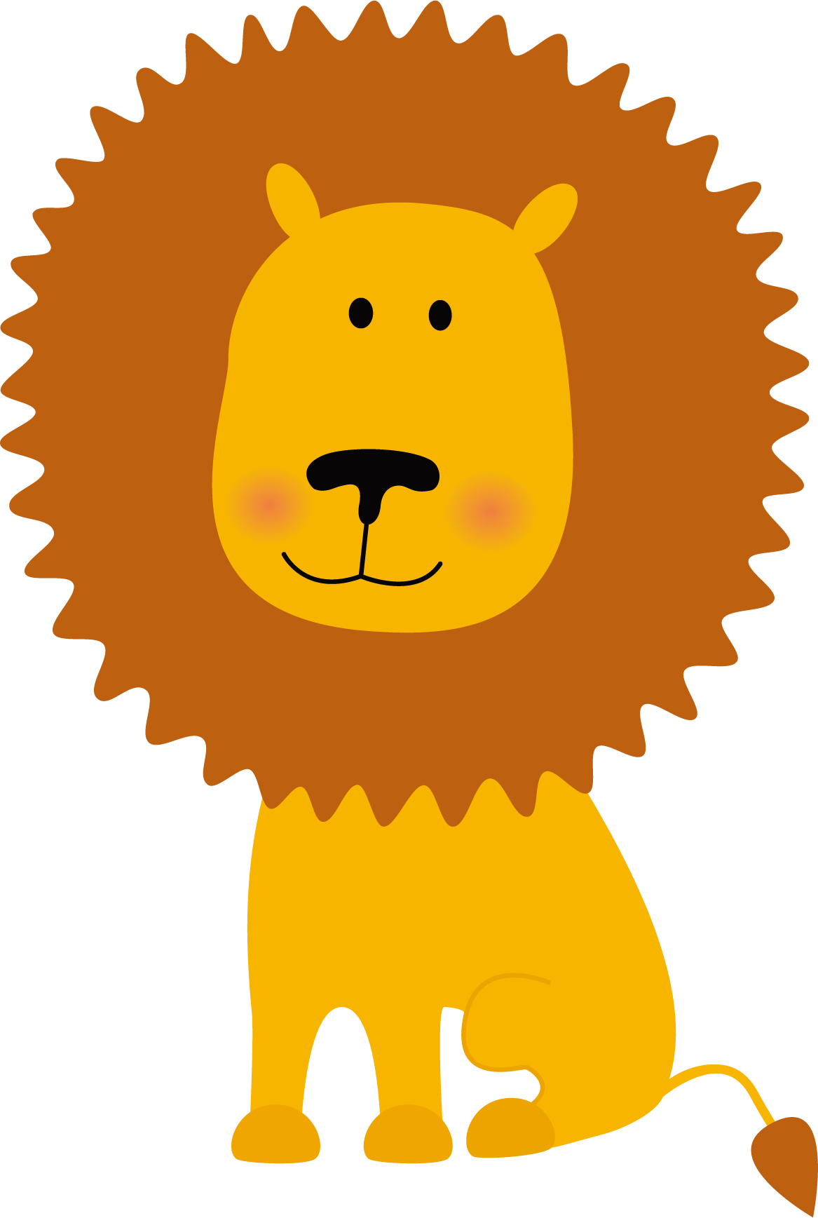 Lion Vector Yellow Free Photo PNG Clipart