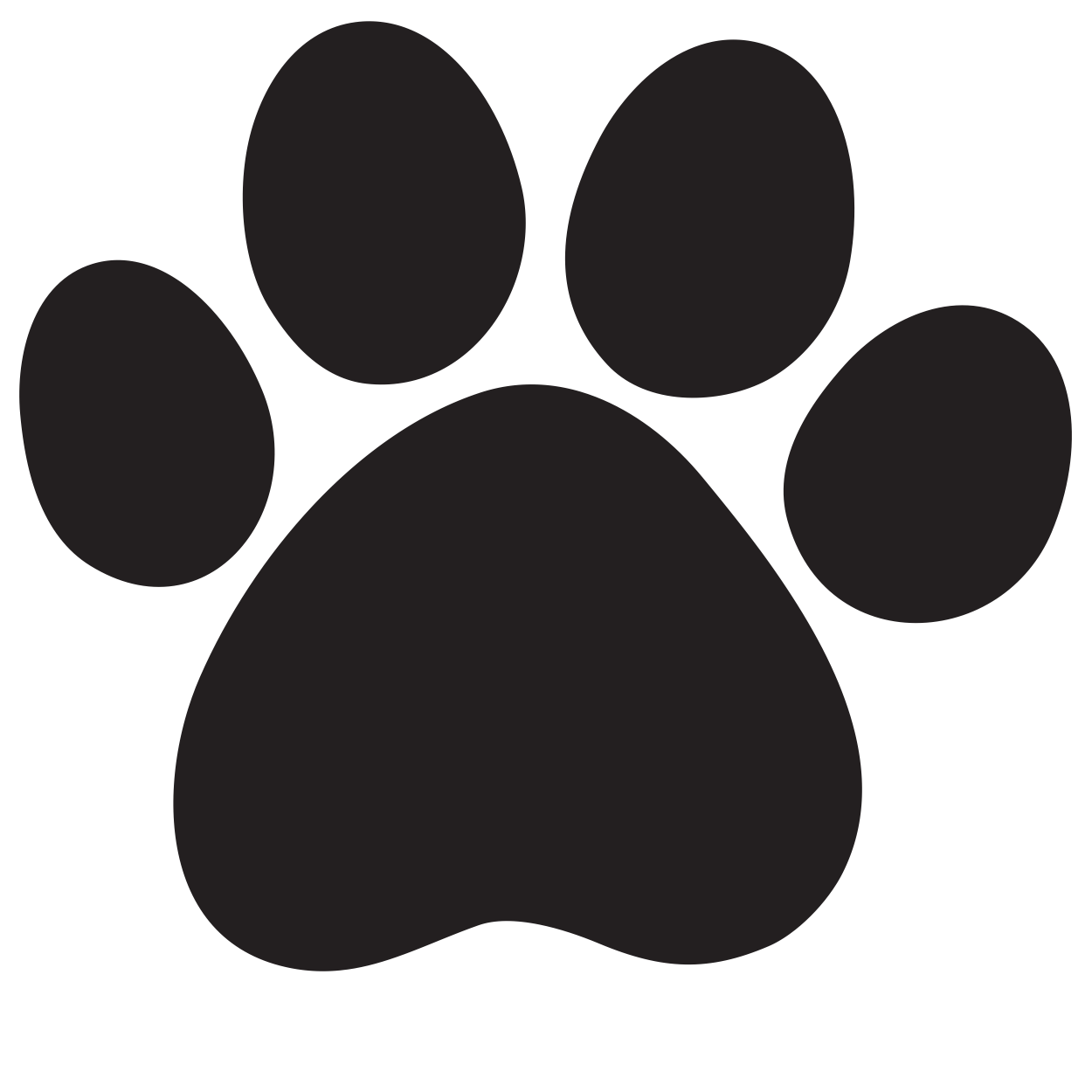 Paw Dog Cat Cougar Lion Print Clipart