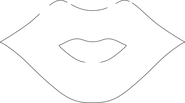 Lips Outline Free Download Clipart