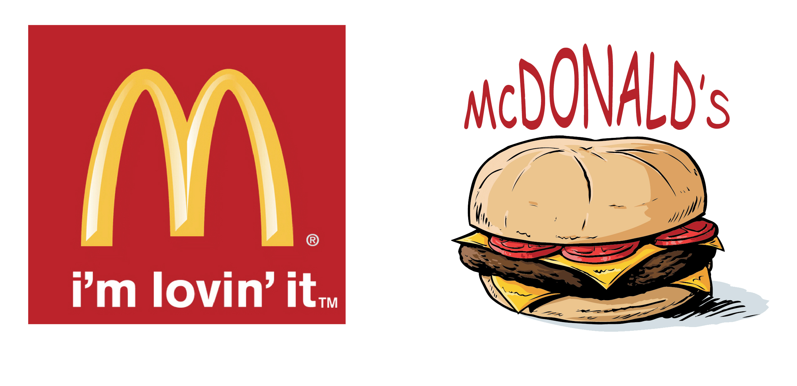 Graphic Food Fast Design Logo Mcdonalds Clipart