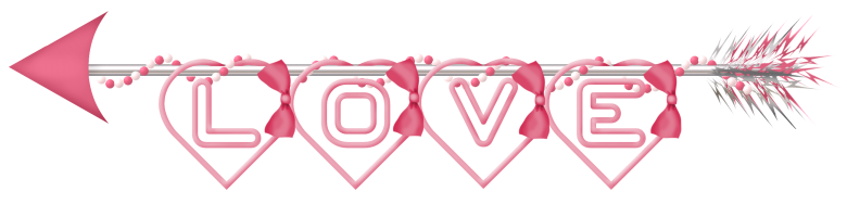 Pink Arrow Love Free Download Clipart