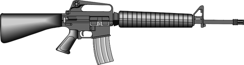 M 16 Rifle Clipart