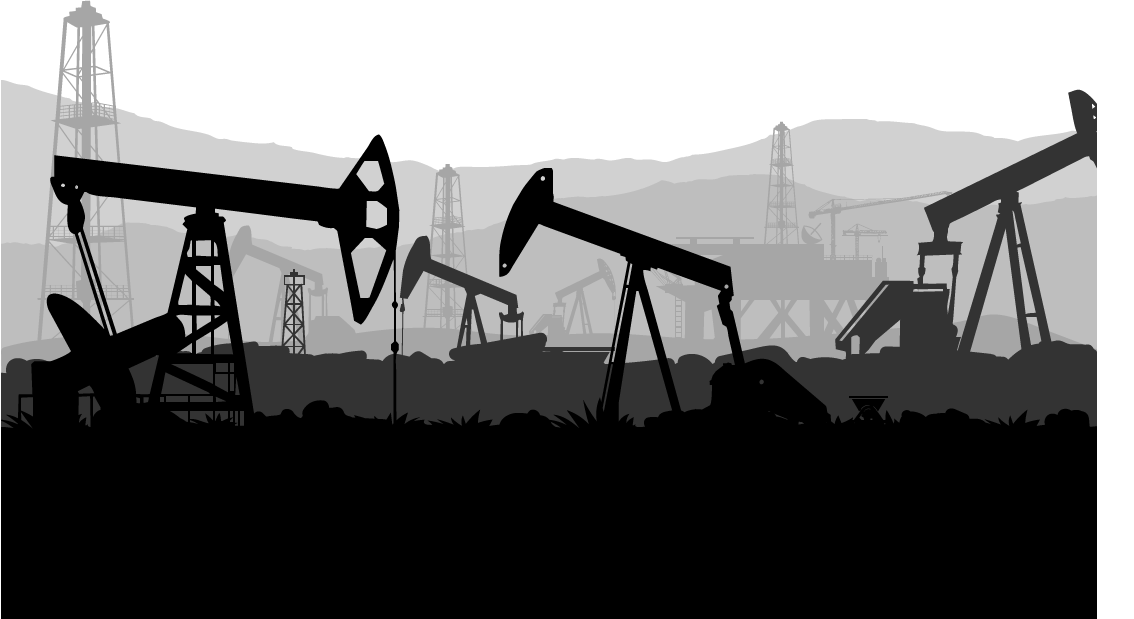 Download Oil Extraction Of Industry Petroleum Illustration Large
