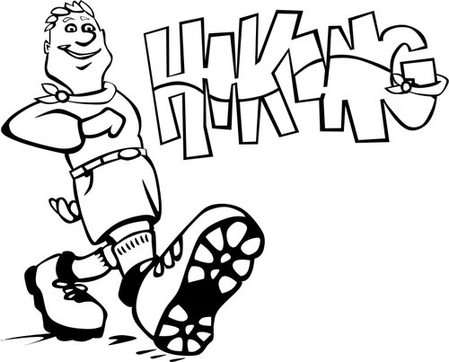 Hiking Guy Clipart