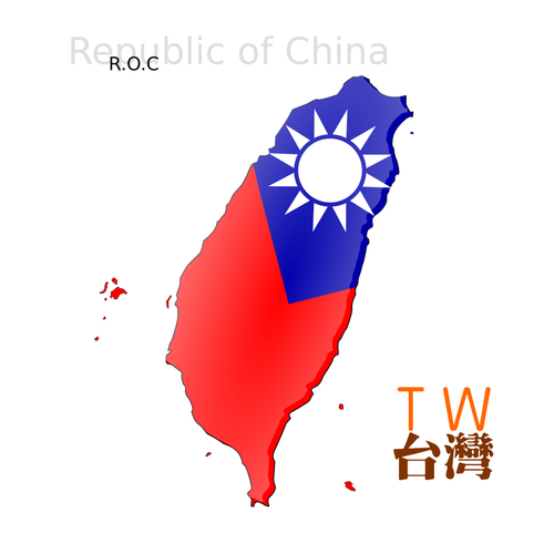 Map Of Taiwan Clipart