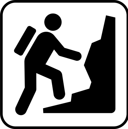 Us National Park Maps Pictogram For A Climbing Facility Clipart