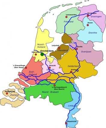 Netherlands Map Me Png Images Clipart