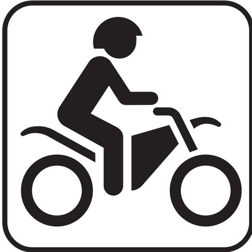 Us National Park Maps Pictogram For Motorbikes Only Traffic Clipart