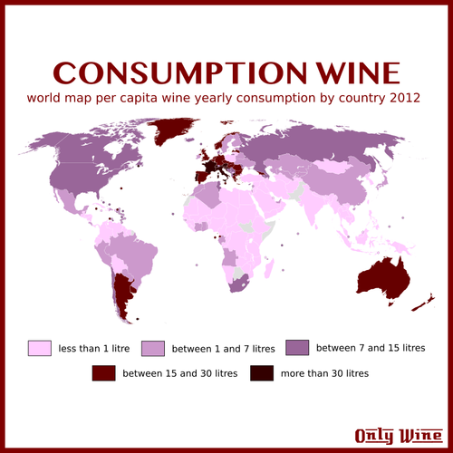 Wine Maps Clipart