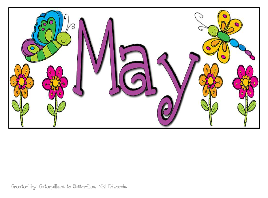 May Calendar Heading Library Hd Image Clipart