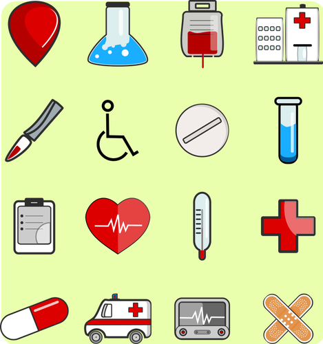 Medical Icons Package Clipart