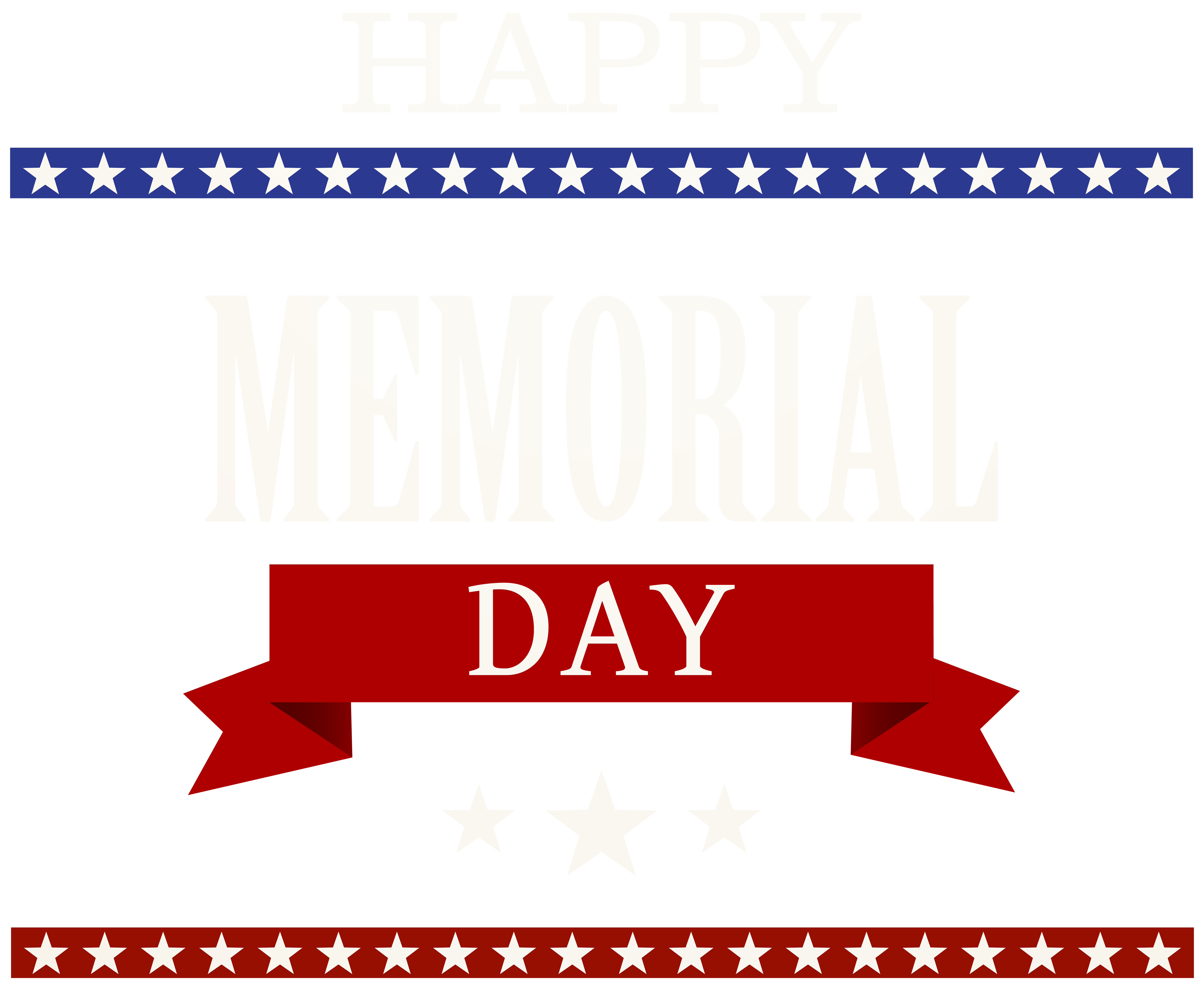 Memorial Day Transparent Happy HD Image Free PNG Clipart