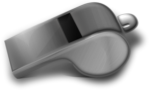 Metal Whistle 3D Clipart