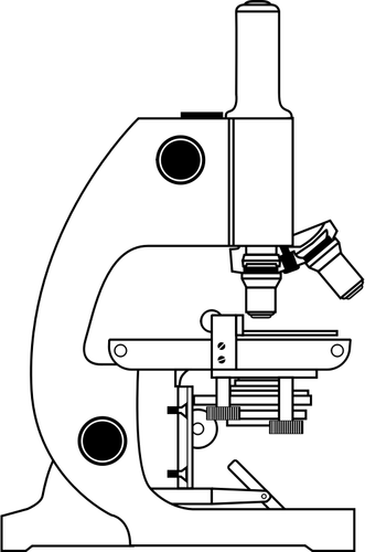 Of Of A Simple Microscope Clipart