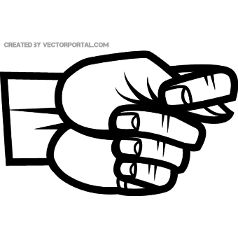 Middle Finger Vector Graphics Freevectors Png Image Clipart