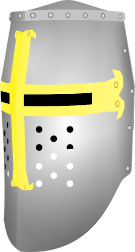 Crusader Great Helmet Clipart