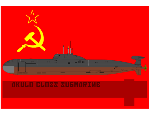 Russian Submarine Clipart