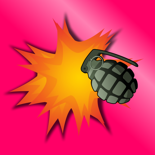 Grenade Explosion Clipart