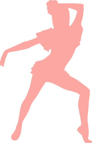 Pink Dancing Girl Clipart