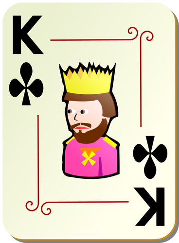 King Of Clubs Clipart