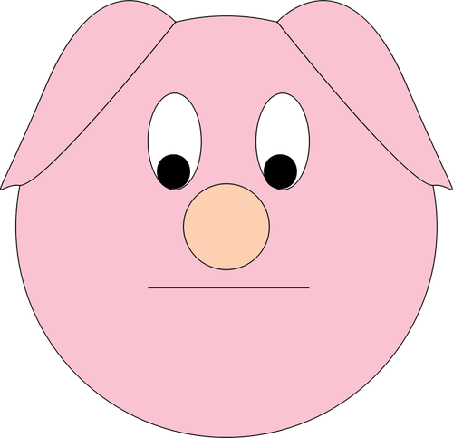 Sad Piggy Clipart