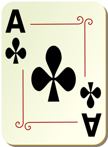 Ace Of Clubs Clipart