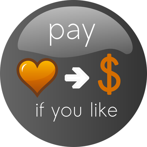 Pay If You Like Button Clipart