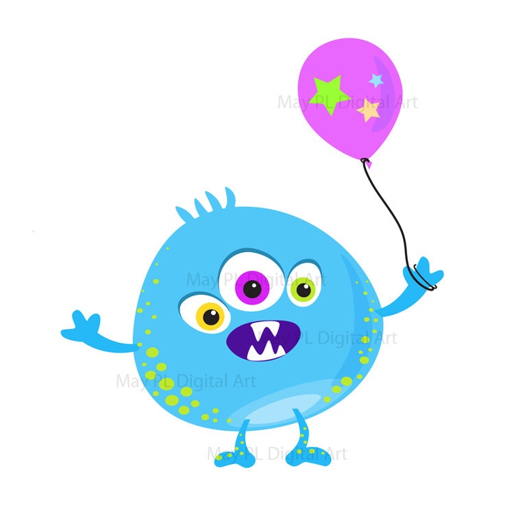 Monsters On Cute Monsters And Little Monsters Clipart
