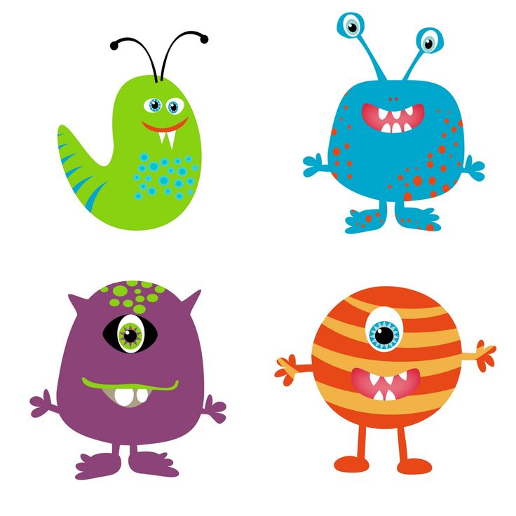 Cute Monsters Image Hd Photo Clipart