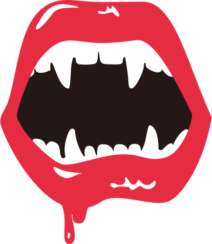 Halloween Bloody Mouth Clipart