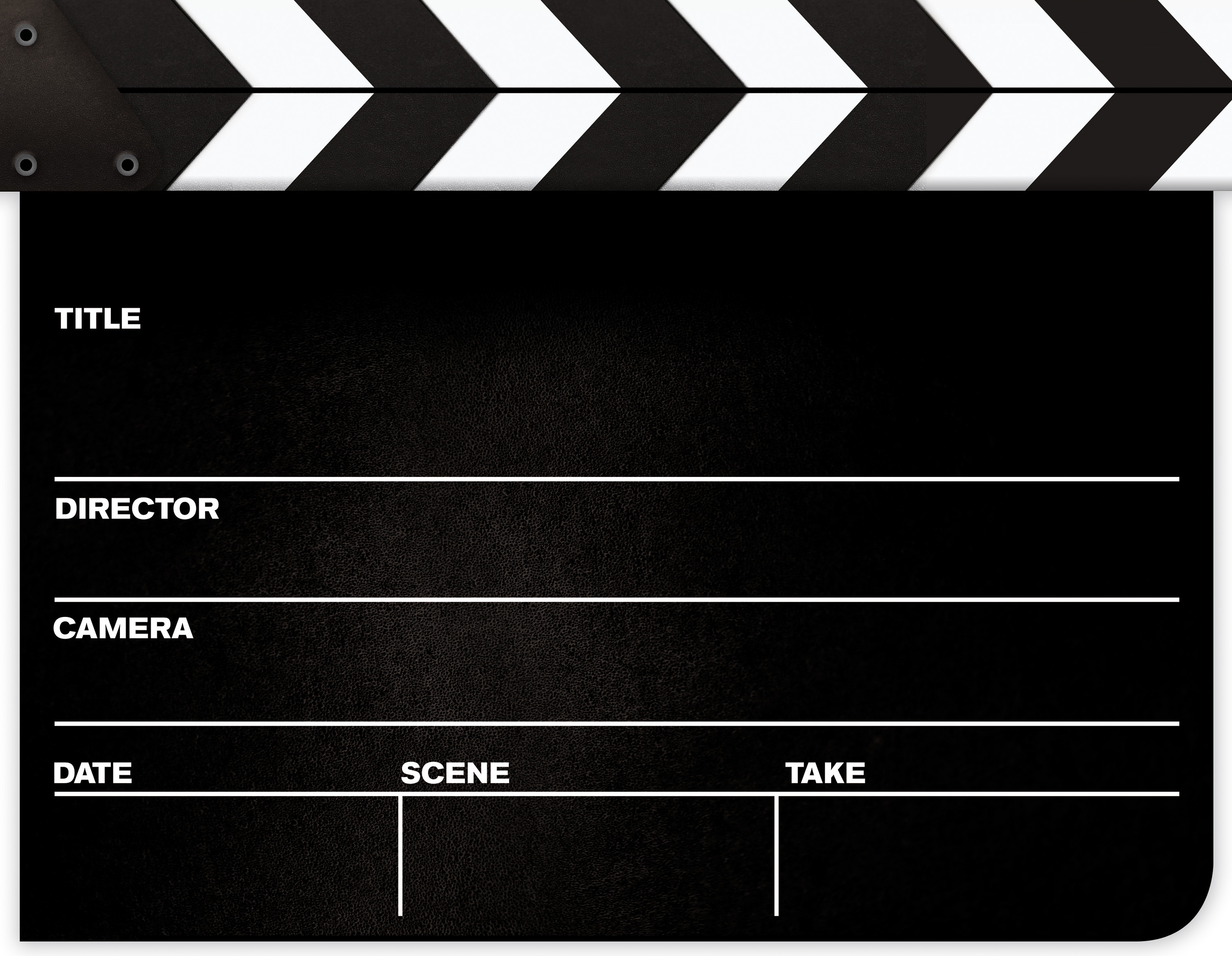 Image Of Clapboard 6 Movie Reel Clipart