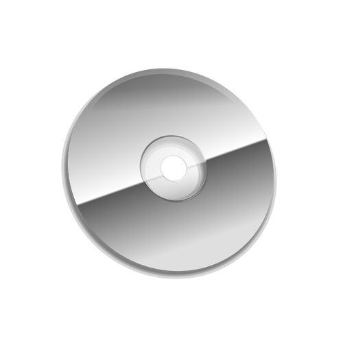 Of Grayscale Compact Disc Clipart