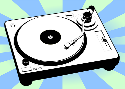 Of Turntable Clipart