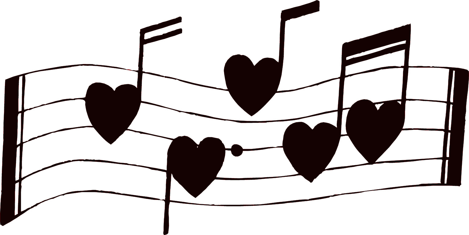Music Notes Heart Images Hd Image Clipart