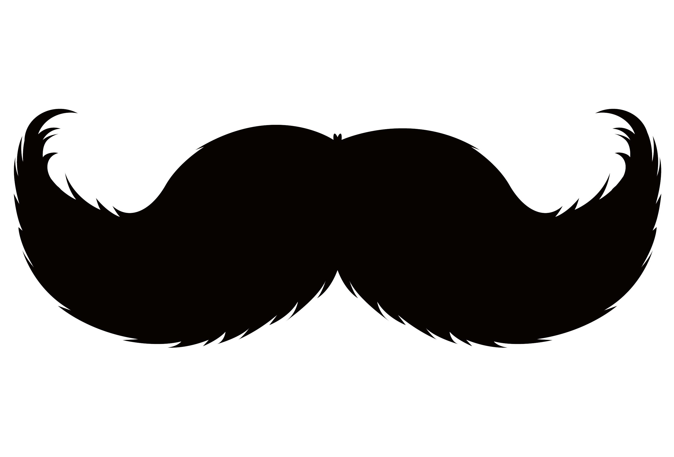 Mustache Cool Moustache Pencil And In Color Clipart