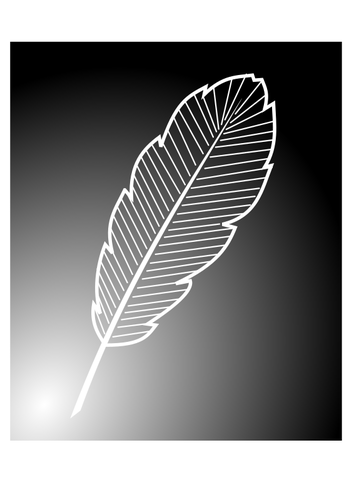 Inverted Feather Image Clipart