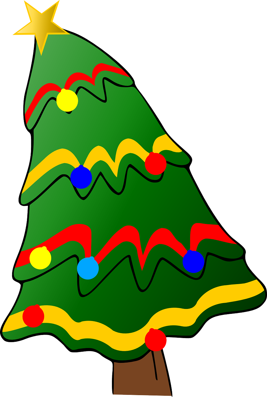 Claus Tree Day Santa Holiday Christmas Clipart
