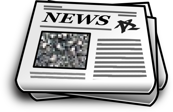 Newspaper At Vector Clipart Clipart