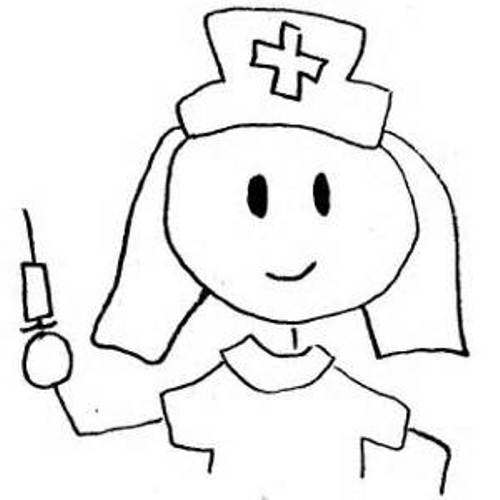 Nurse Black And White Free Download Png Clipart