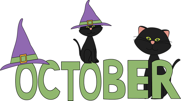 October Black Cats October Black Cats Image Clipart