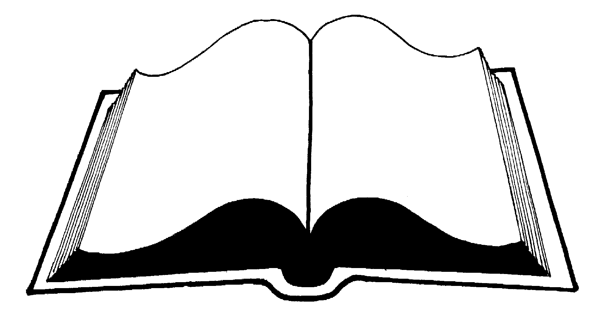 Open Book Outline Images Free Download Png Clipart