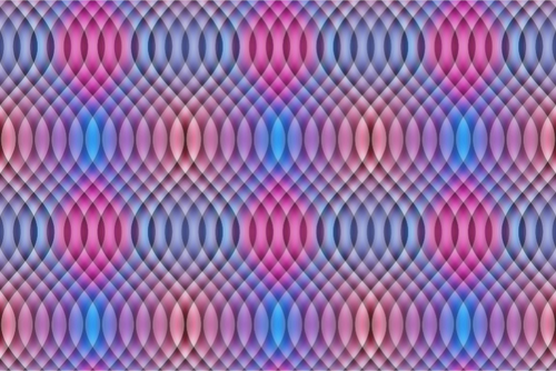 Wavy Wallpaper In Two Colors Clipart