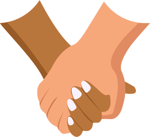 Holding Hands Drawing Clipart