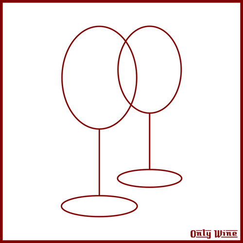 Two Glasses Drawing Clipart