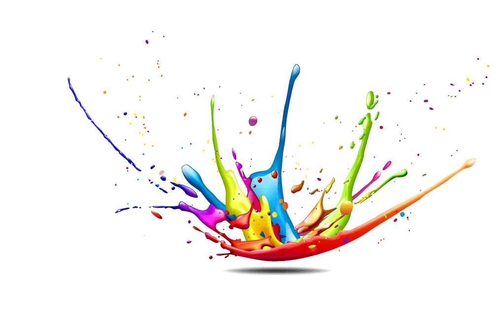 Decorative Figure Color Cmyk Paint Splash Model Clipart