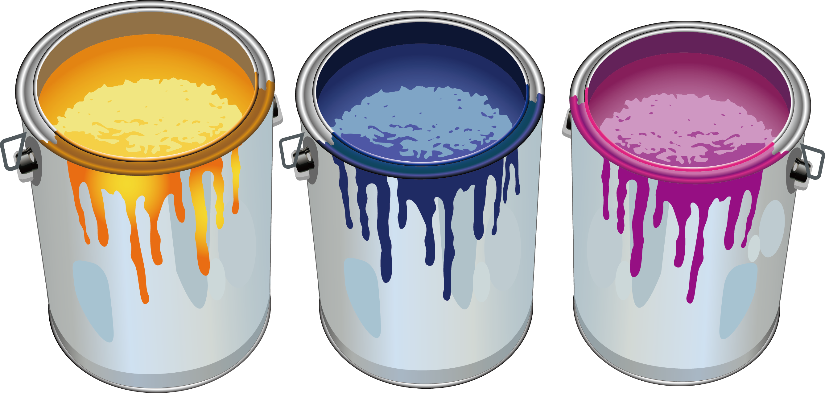 Paint Bucket Painting Cartoon PNG Image High Quality Clipart